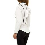 korte witte blazer