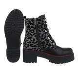 Trendy zwarte boot Carol._