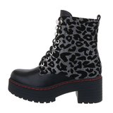 Trendy zwarte boot Carol._