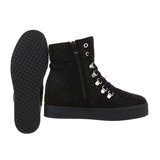 Trendy zwarte winterboot Erica._