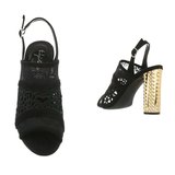 Katia zwarte fashion sandaal._