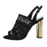 Katia zwarte fashion sandaal._