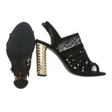 Katia zwarte fashion sandaal._