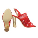 Katia rode fashion sandaal._