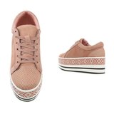 Trendy rose platform sneaker Lina._