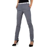 Classy licht blauwe chino broek met print._