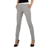 Classy grijze chino broek met print.SOLD OUT_