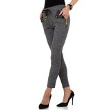 Fashion grijze broek met detail._