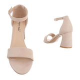 Zomerse beige sandaal Claudia._