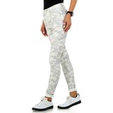 Trendy wit/zilveren camou jeans._