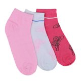 Assortiment van 12 paar dames sokken  rose/rood/wit. 35-38_