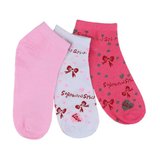 Assortiment van 12 paar dames sokken rood/rose/wit.35-38_