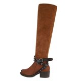 Camel daimen overknee laars Ronja.SOLD OUT_