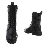 Zwarte kinky boot Jodi.SOLD OUT_