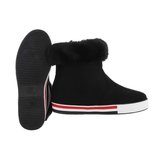 Hoge zwarte wintersneaker Charlotte._