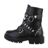 Zwarte fashion boot Giorgia._