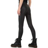 Classy zwarte leatherlook broek._