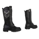 Trendy hoge zwarte boot Yentl._