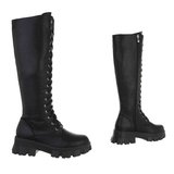 Trendy hoge zwarte boot Lilou._