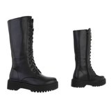 Trendy hoge zwarte boot Djemma_