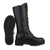 Trendy hoge zwarte boot Djemma_