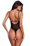 Sexy zwarte bodysuit in kant._