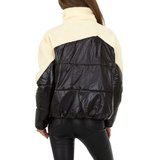 Mixed oversized two tone gewatteerde winter jacket._