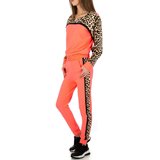 Hippe koraal rode loungewear met print.SOLD OUT_