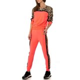 Hippe koraal rode loungewear met print.SOLD OUT_