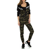 Armygreen fashion camou loungwear._