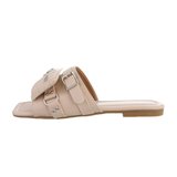 Trendy beige mule Tazia_