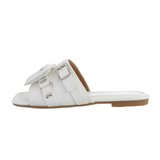 Trendy witte mule Tazia_