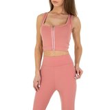 Rose 2 delige sportieve yoga outfit._