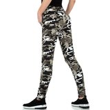 Trendy mix colour camouflage jogger jeans._