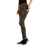 Fashion armygreen camou jeans._