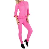 2 delige fuchsia fashion loungewear._