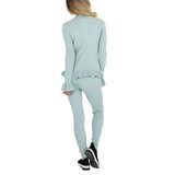 2 delige munt groene fashion loungewear._