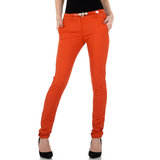 Classy oranje chino broek._