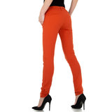 Classy oranje chino broek._