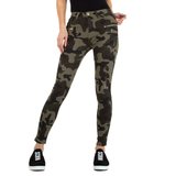 Trendy camou armygreen jeans._