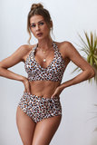 Trendy witte dierenprint bikini set._