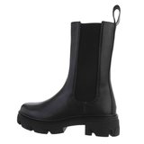 Trendy zwarte Chelsea boot Sirina._