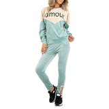 Groene velvet loungewear AMOUR._