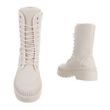 Halfhoge beige boot Lucena._