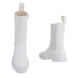 Trendy witte Chelsea boot Sirina._