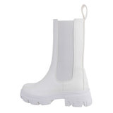 Trendy witte Chelsea boot Sirina._