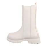 Trendy beige Chelsea boot Zamora._