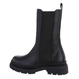 Trendy zwarte Chelsea boot Zamora._