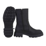 Zwarte sock boot Mascha._