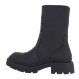 Zwarte sock boot Mascha._